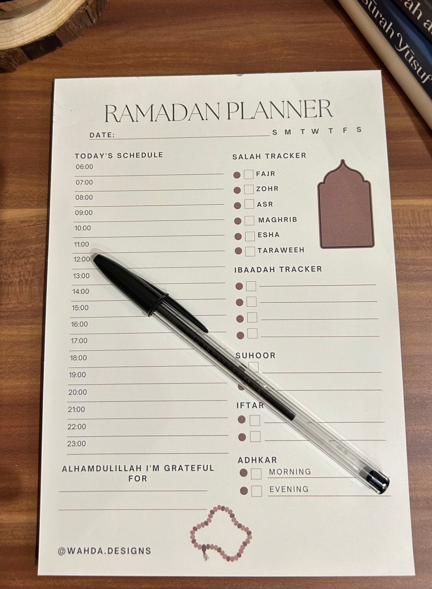 Ramadan Planner