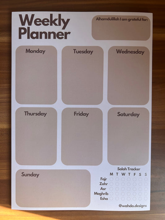 Weekly Planner