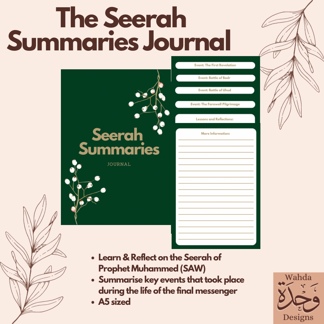 Seerah Summaries Journal