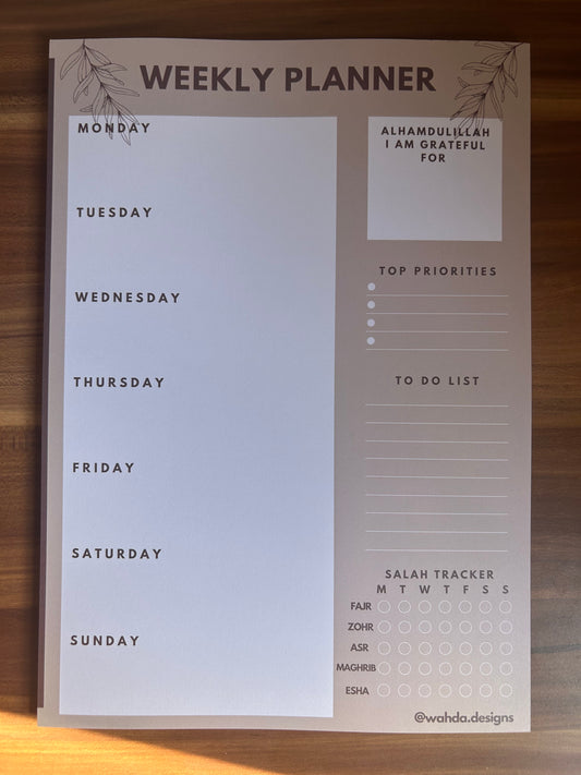 Weekly Planner